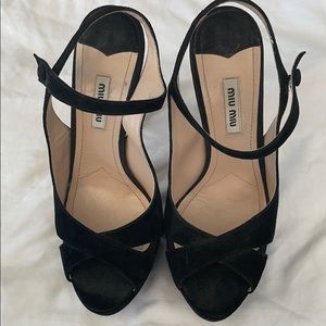 Miu Miu heels, slightly worn